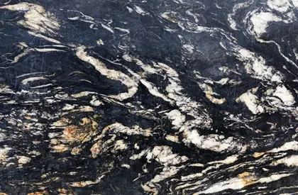 Cosmic Black Leather Granite 