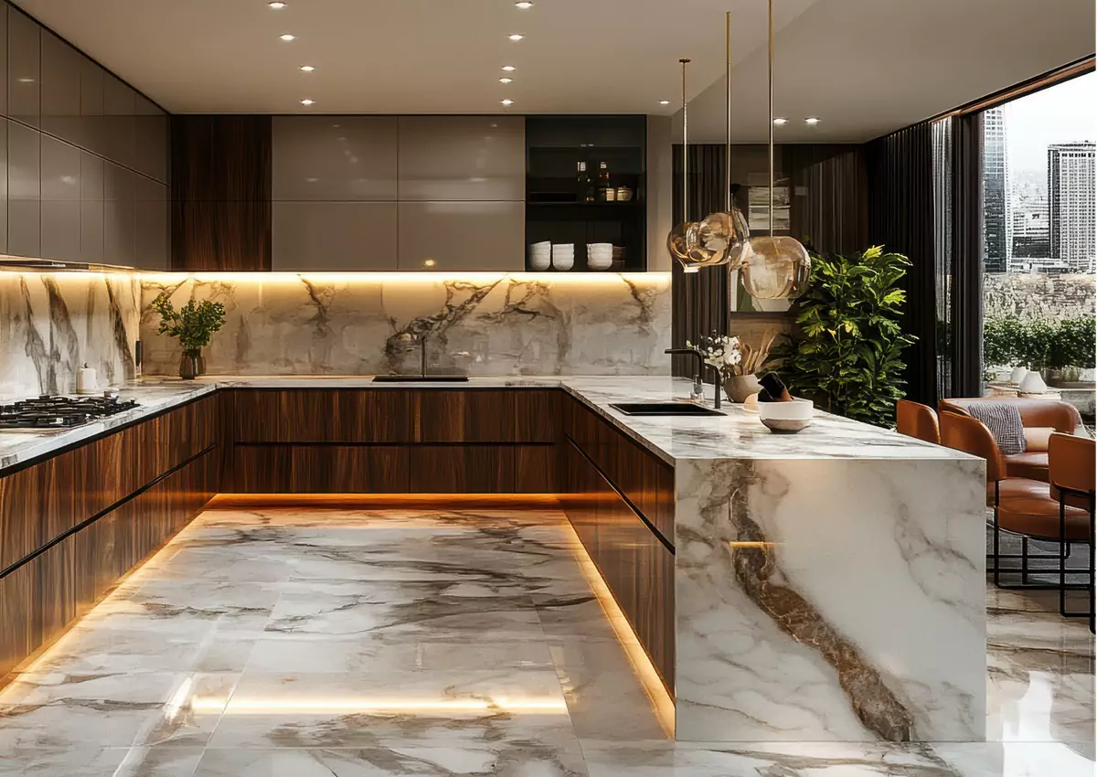 Marble Kitchen Worktops London